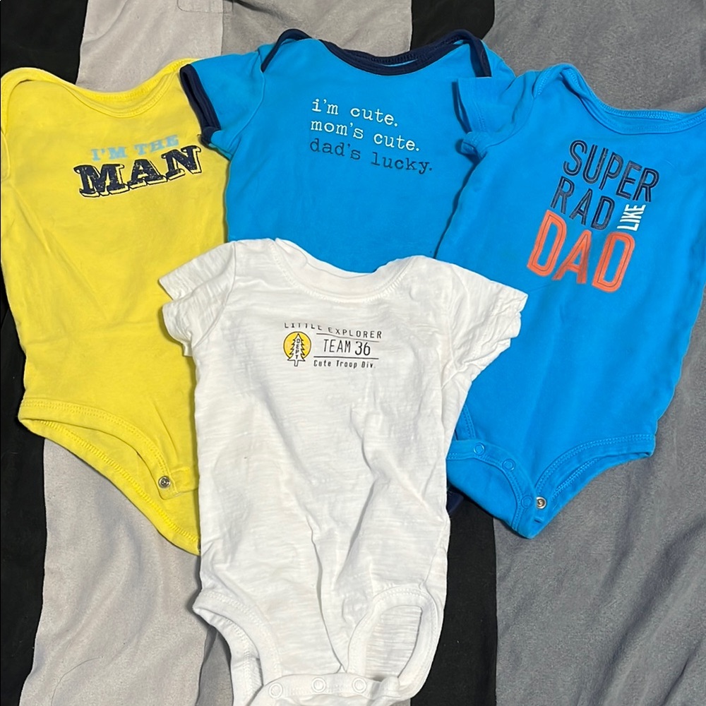 Kids One Pieces Set - Blue, Yellow, White